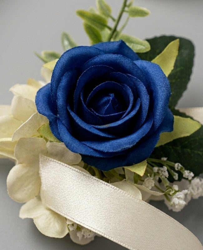 Braccialetto Fiore Blu Donna "Gabriel"