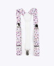 Bretelle Bambini Liberty Viola in Cotone «Gaspard»