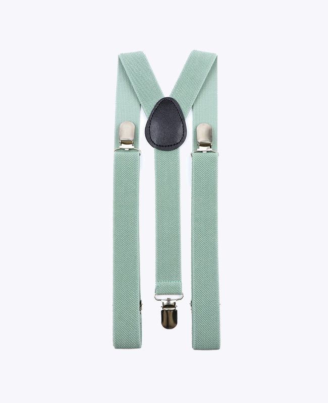 Bretelle Bambini Verde in Cotone «Ferdinand»