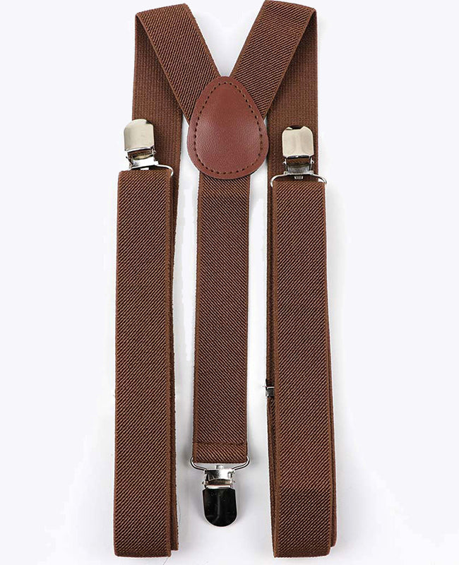Bretelle Uomo Marrone in Cotone «Ferdinand»