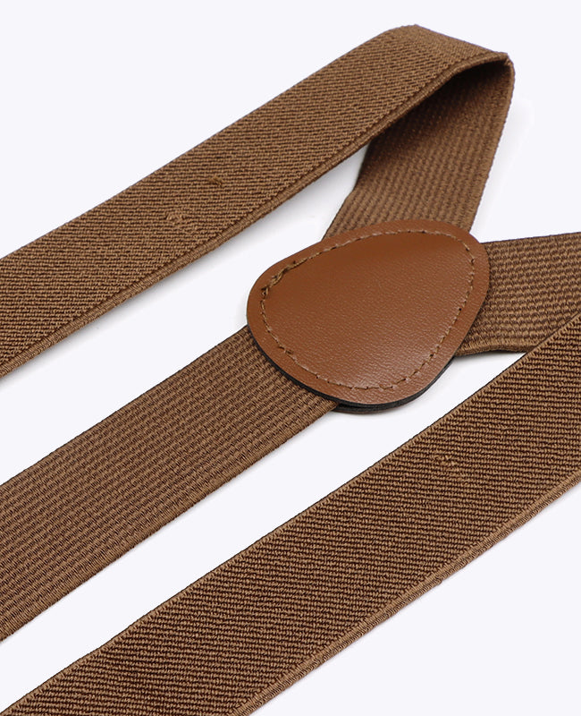 Bretelle Marrone in Cotone «Ferdinand»