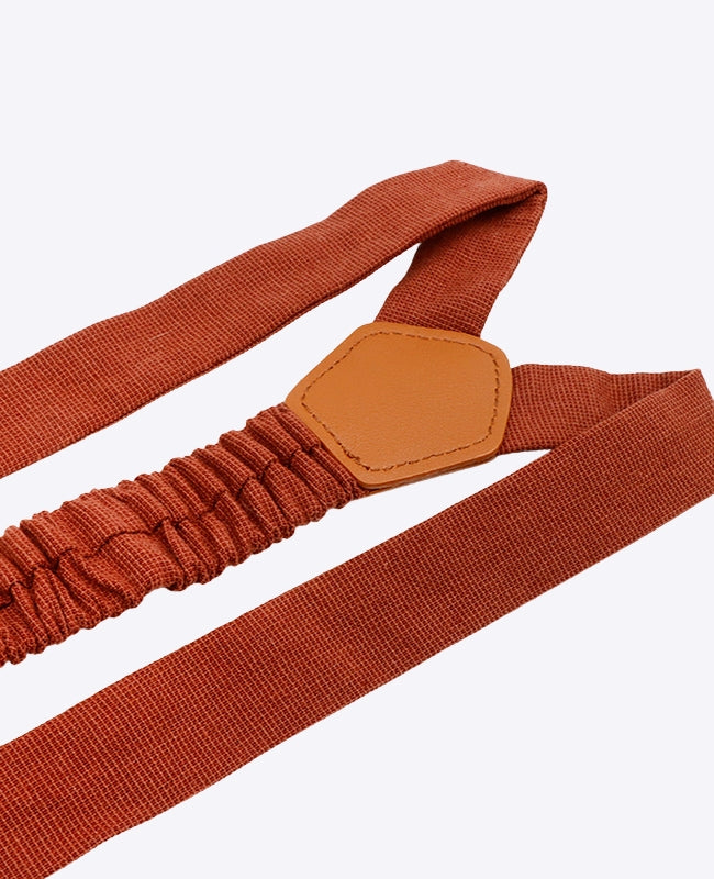 Bretelle Terracotta in Cotone «Ferdinand»