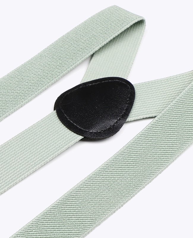 Bretelle Verde da Uomo in Cotone «Ferdinand»