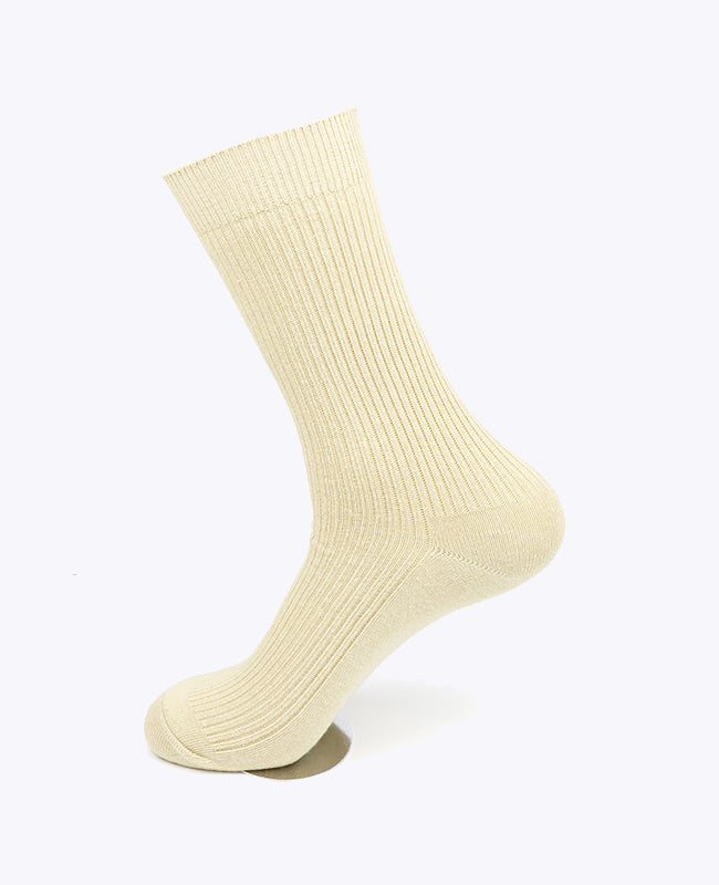 Calzini Uomo Beige n°2 in Cotone «Maurice»
