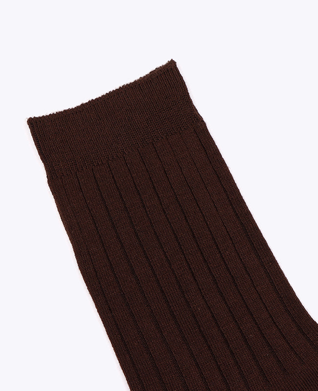 Calzini Uomo Marrone n°2 in Cotone «Maurice»