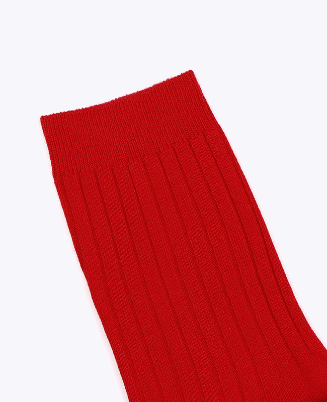 Calzini Uomo Rosso n°1 in Cotone «Maurice»