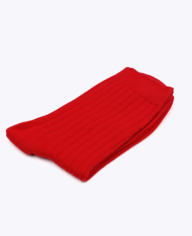 Calzini Uomo Rosso n°1 in Cotone «Maurice»
