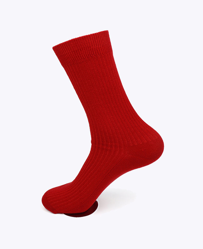 Calzini Uomo Rosso n°3 in Cotone «Maurice»