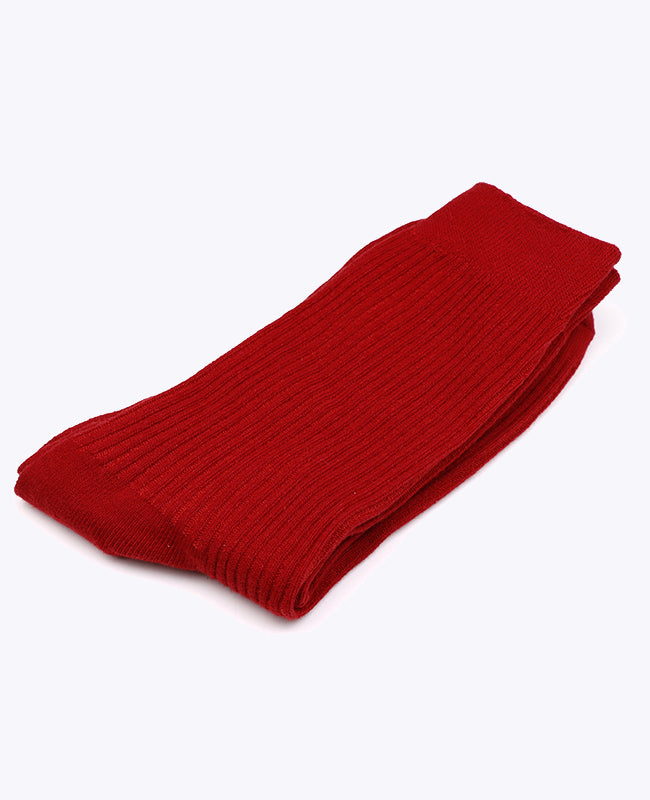 Calzini Uomo Rosso n°3 in Cotone «Maurice»