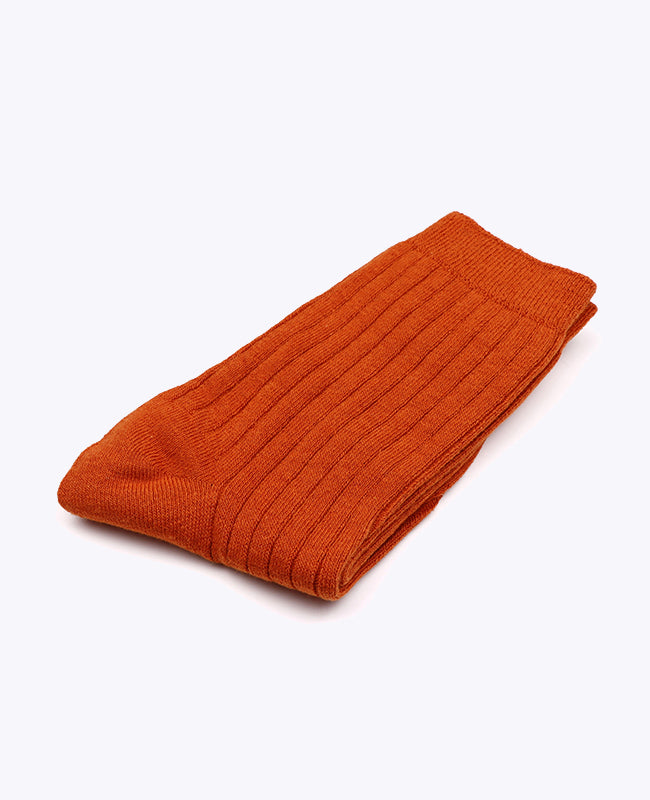 Calzini Uomo Terracotta n°1 in Cotone «Maurice»