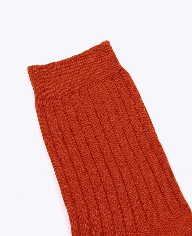 Calzini Uomo Terracotta n°1 in Cotone «Maurice»