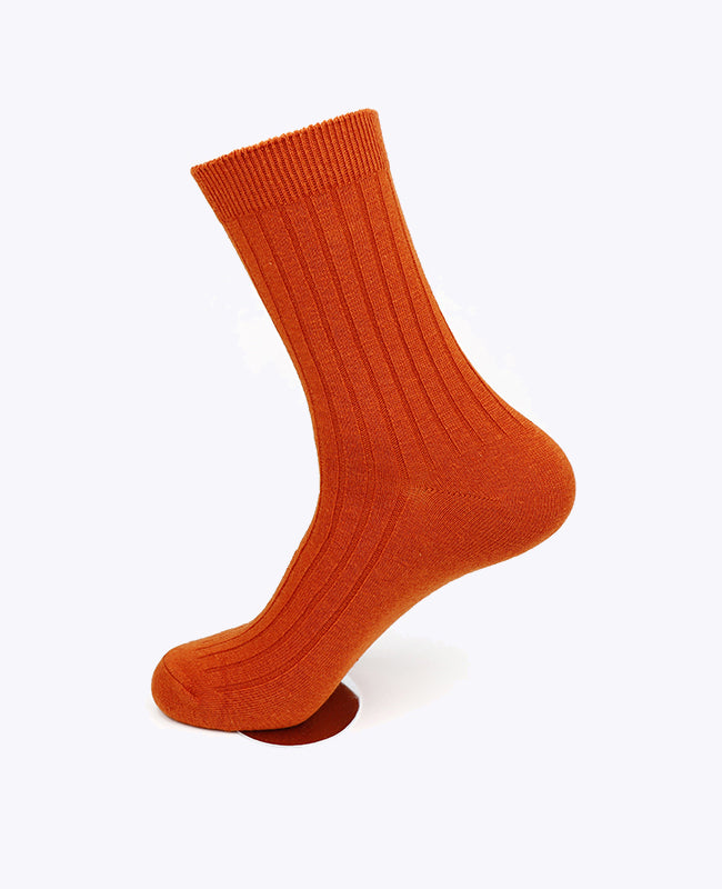 Calzini Uomo Terracotta n°1 in Cotone «Maurice»