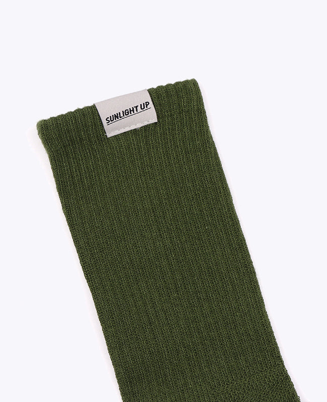 Calzini Uomo Verde n°3 in Cotone «Maurice»