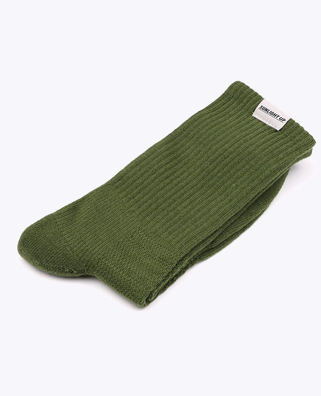 Calzini Uomo Verde n°3 in Cotone «Maurice»