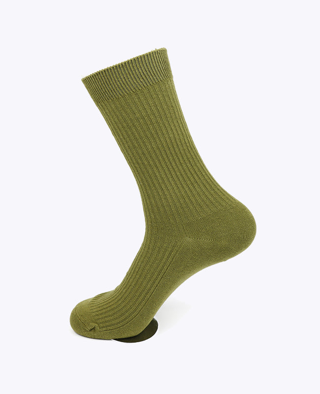 Calzini Uomo Verde n°4 in Cotone «Maurice»