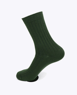 Calzini Uomo Verde n°5 in Cotone «Maurice»