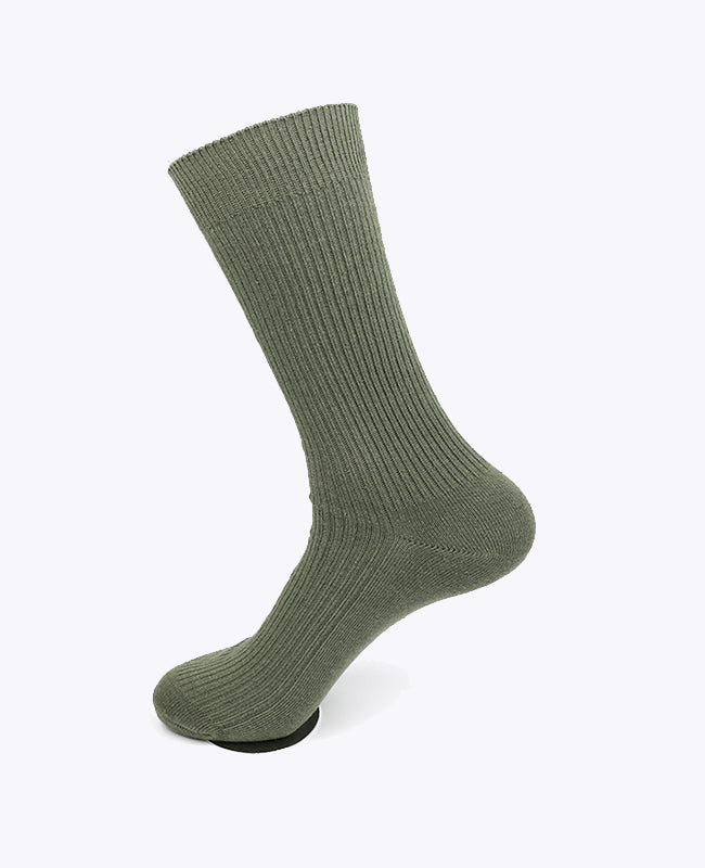 Calzini Uomo Verde n°6 in Cotone «Maurice»