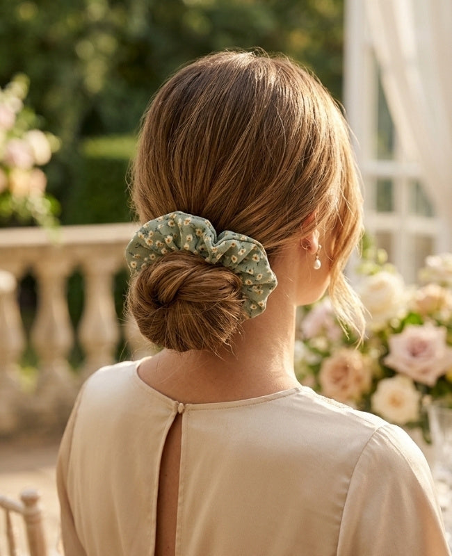 Elastico per capelli Liberty Verde n°1 Donna «Suzanne»