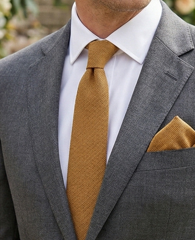 Cravatta Marrone Uomo in Cotone «Edgard»