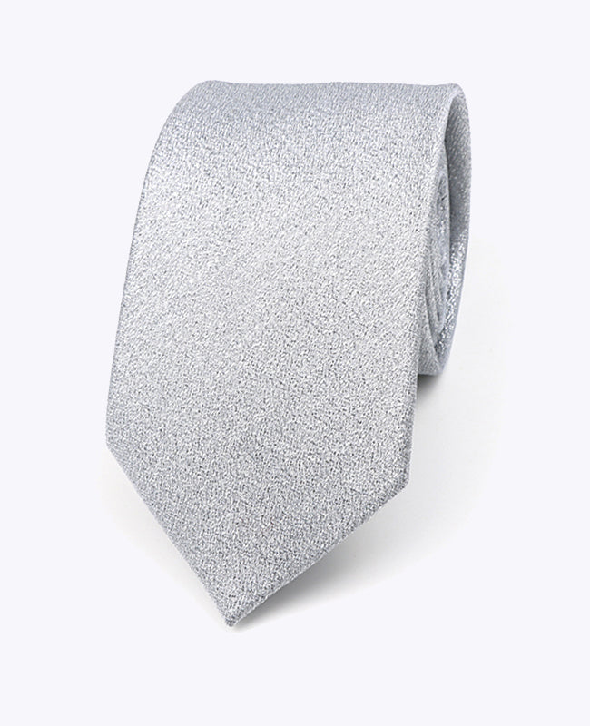Cravatta con Paillette Argento n°2 Uomo in Poliestere | Armand - Unipap's