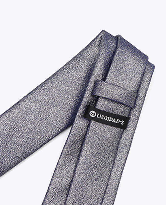 Cravatta con Paillettes Blu n°1 Uomo in Poliestere | Isidore - Unipap's