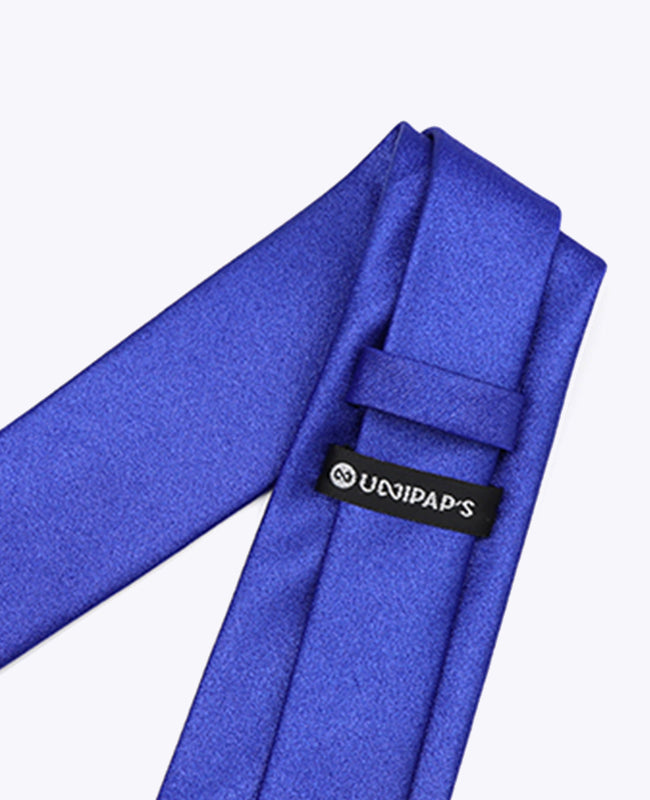 Cravatta con Paillettes Blu n°2 Uomo in Poliestere | Armand - Unipap's