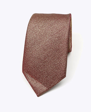 Cravatta con Paillettes Marrone n°2 Uomo in Poliestere | Isidore - Unipap's