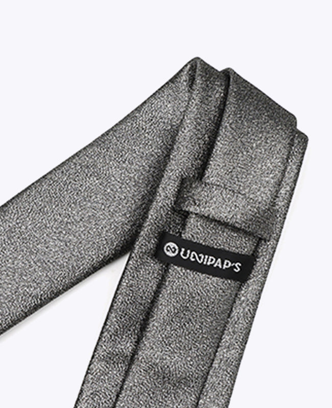 Cravatta con Paillettes Nero n°1 Uomo in Poliestere | Isidore - Unipap's