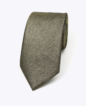 Cravatta con Paillettes Nera n°3 Uomo in Poliestere «Isidore»