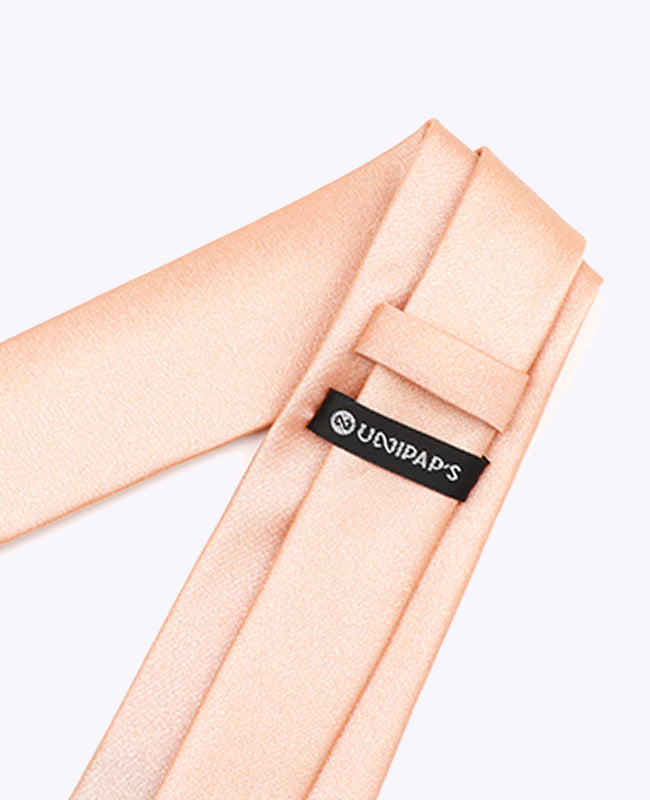 Cravatta con Paillettes Arancione n°1 Uomo in Poliestere | Armand - Unipap's