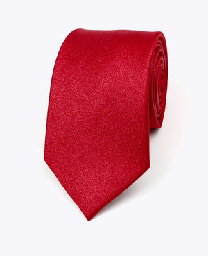 Cravatta con Paillette Rosso n°2 Uomo in Poliestere | Armand - Unipap's