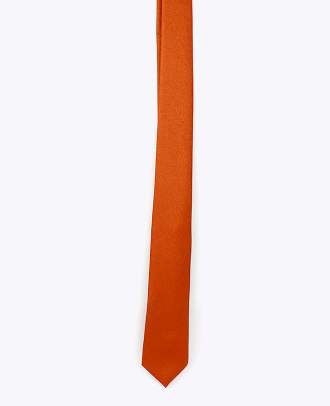 Cravatta con Paillette Terracotta n°1 Uomo in Poliestere | Armand - Unipap's