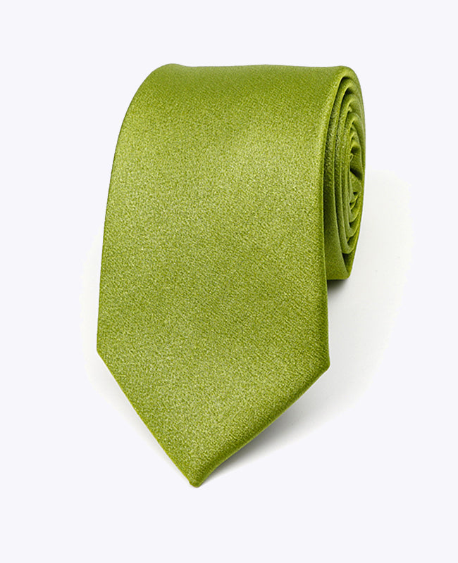 Cravatta con Paillettes Verde n°1 Uomo in Poliestere | Armand - Unipap's