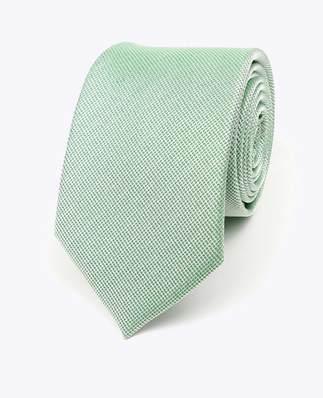 Cravatta con Paillette Verde n°1 Uomo in Poliestere | Léonard - Unipap's