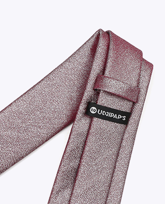 Cravatta con Paillettes Viola n°3 Uomo in Poliestere | Isidore - Unipap's