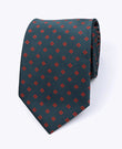 Cravatta Verde Fantasia Uomo in Poliestere «Edmond»