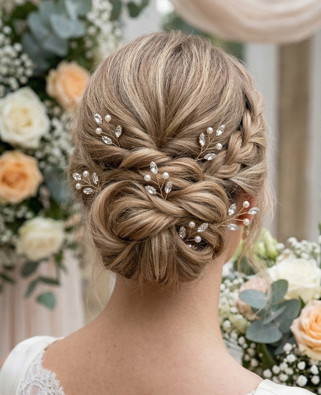Spilla Floreale Oro Donna «Camille»