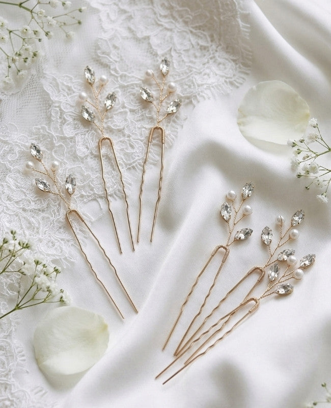 Spilla Floreale Oro Donna «Camille»