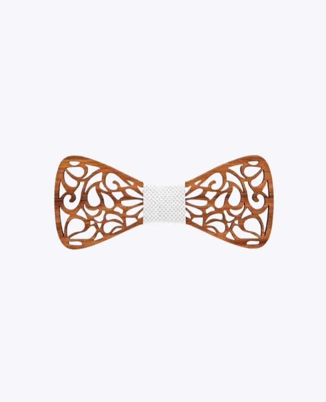 Papillon Bianco Bambini in Legno «Hercule»