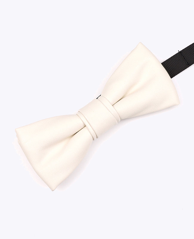 Papillon Bianco Uomo in Pelle «Achille»