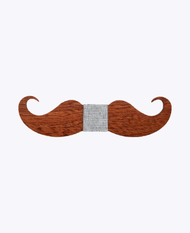 Papillon Bianco Uomo in Legno «Hippolyte»