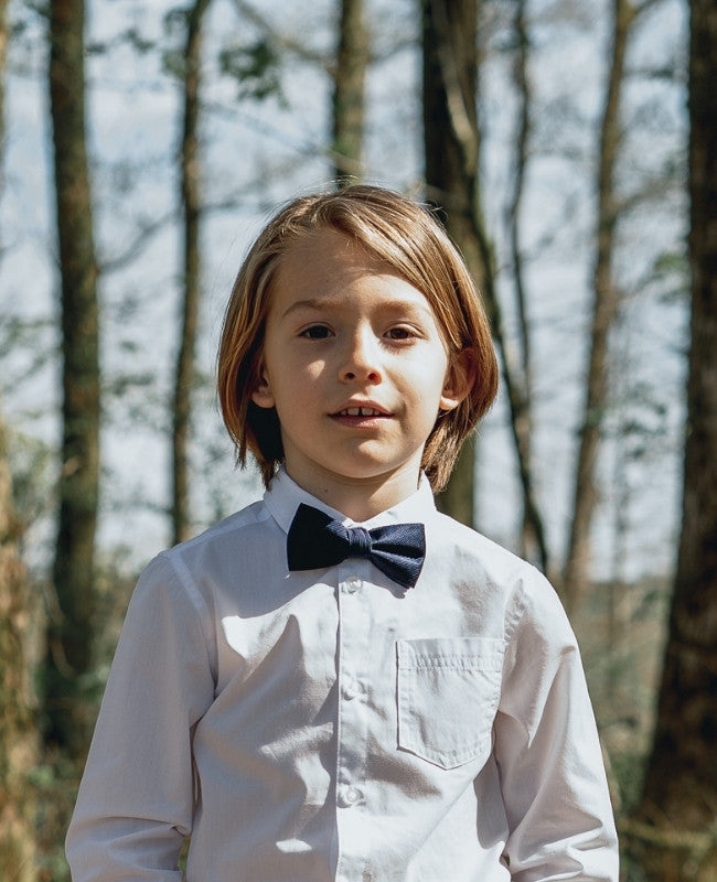 Papillon Blu n°1 Bambini in Poliestere «Lucien»