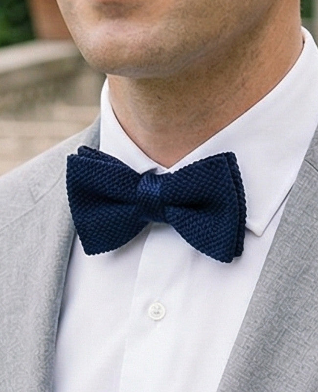 Papillon Blu n°2 Uomo in Maglia «Léon»