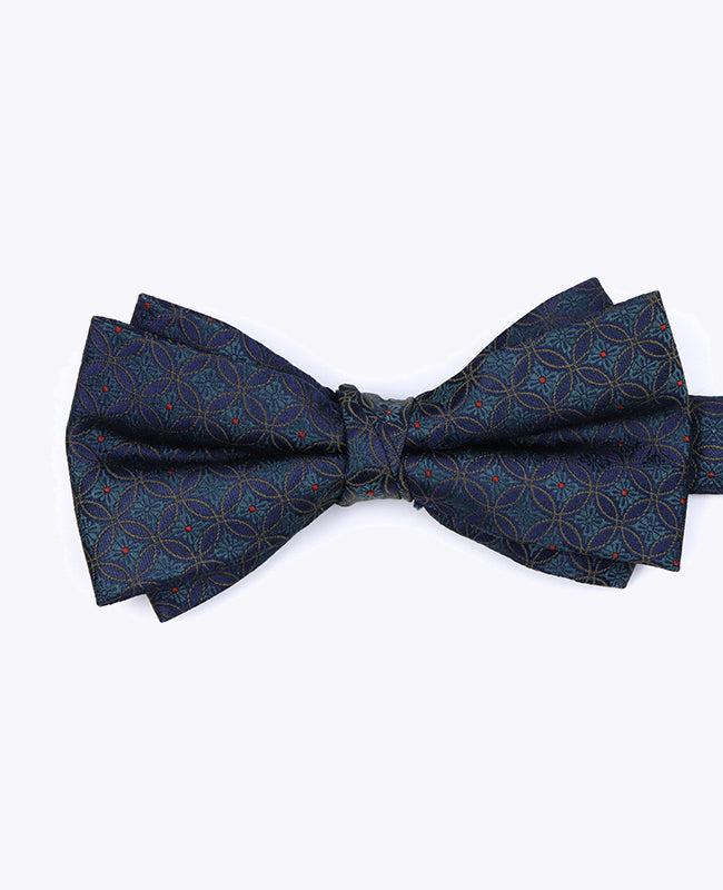 Papillon Blu n°2 Fantasia Uomo in Poliestere «Edmond»