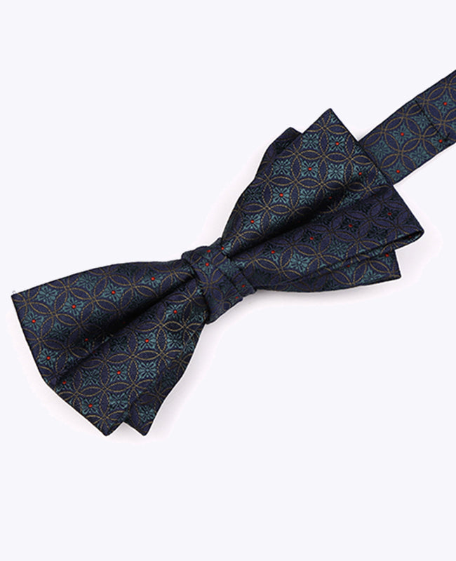 Papillon Blu n°2 Fantasia Uomo in Poliestere «Edmond»