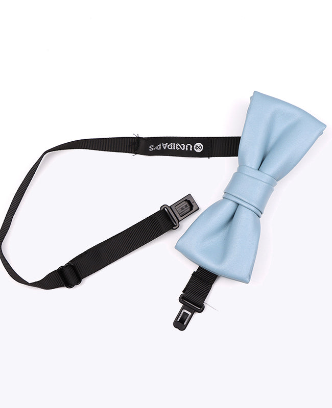 Papillon Blu Cielo Uomo in Pelle «Achille»