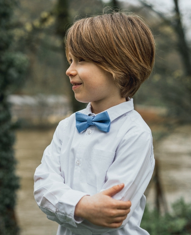 Papillon Blu n°5 Bambini in Poliestere «Lucien»
