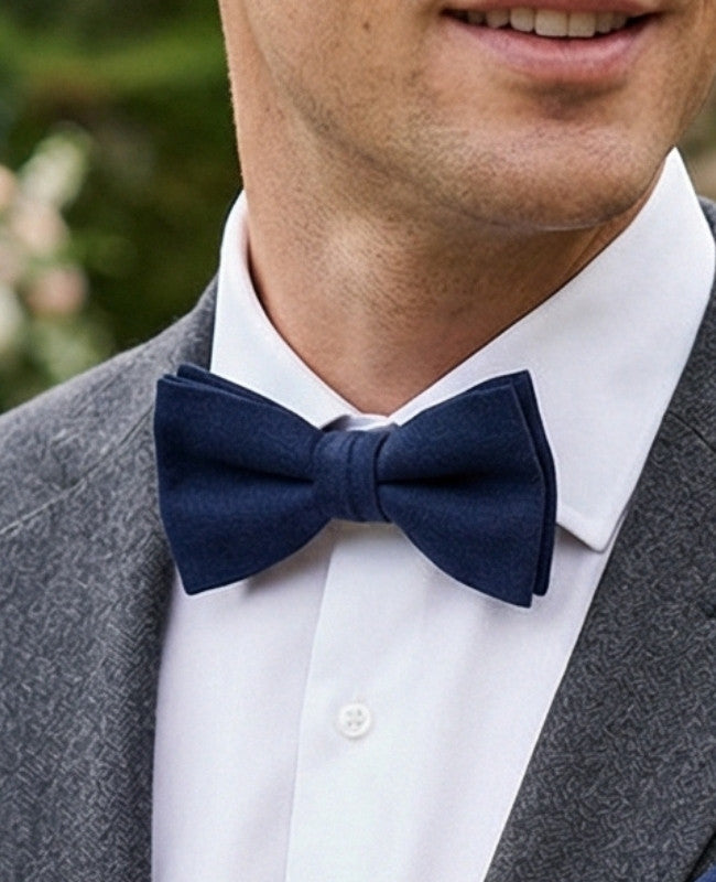 Papillon Blu n°5 Uomo in Lino «Basile»