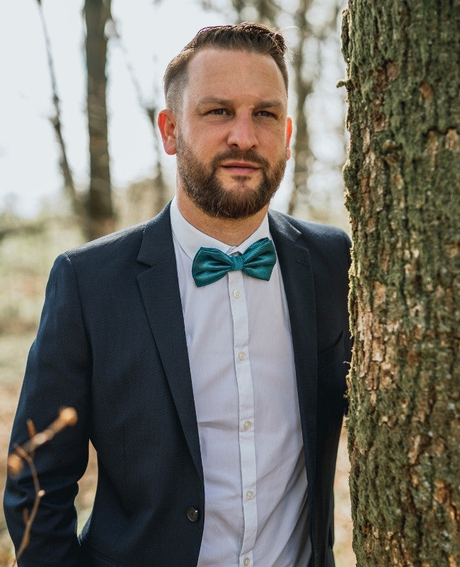 Noeud Papillon Bleu n°6 Homme en Polyester «Martin»