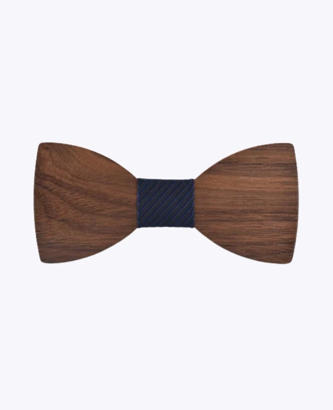 Papillon Blu Uomo in Legno «Ambroise»